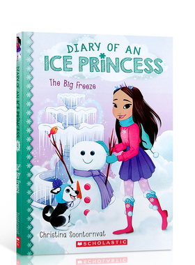 2020新款英文原版Diary of an Ice Princess系列第四册The Big Freeze冰雪公主日记大冰冻 如履薄冰 儿童启蒙绘本睡前故事书7-10岁