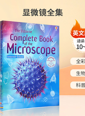 英文原版 Complete Book of the Microscope 显微镜全集 微观世界的秘密 全彩图解 生物科学 科普知识平装 STEAM读物10-14岁