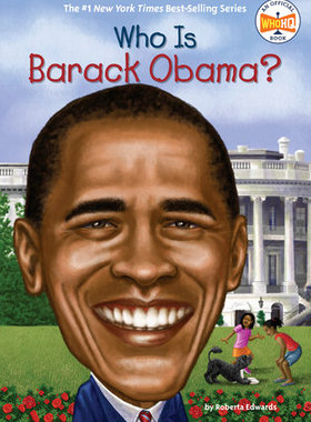 英文原版绘本奥巴马是谁 Who Is Barack Obama? Who Is/Was系列纽约时报畅销书历史名人科普名人传记系列中小学生读物进口者正版书