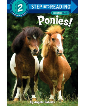 英文原版 step into reading 第二2阶段 ponies儿童英语分级阅读读物动物马图画书启蒙绘本 平装3-6岁