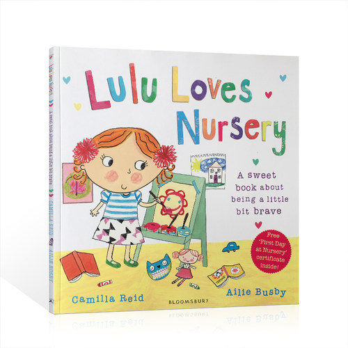 英文原版 Lulu Loves Nursery 露露爱上学 故事图画书绘本 我爱露露 Lulus系列 启蒙认知 进口正版英语学习儿童故事睡前书