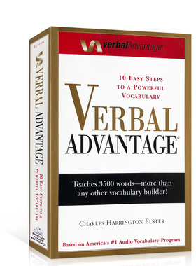 言语优势英文原版 Verbal Advantage 英语学习工具书词典 具有强大词汇量的十个步骤SAT/GMAT/GRE考试出国留学搭柯林斯单词的力量