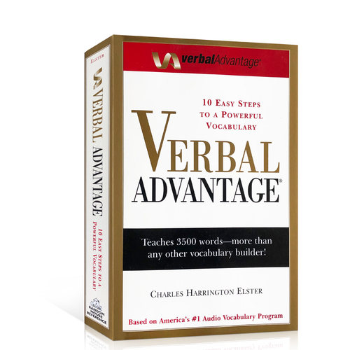 言语优势英文原版 Verbal Advantage 英语学习工具书词典 具有强大词汇量的十个步骤SAT/GMAT/GRE考试出国留学搭柯林斯单词的力量