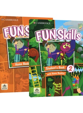 Fun Skills 2020新版剑桥少儿英语YLE考试二级官方备考书 funskills 2 学生用书套装 英文原版 剑桥英语考试教材 pre A1 starter