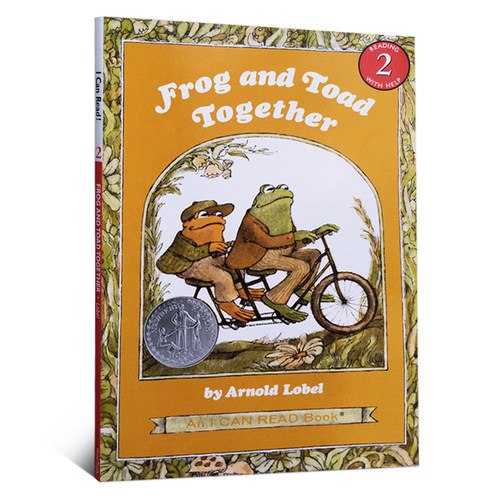 送音频英文原版I Can Read,Level 2：Frog and Toad Together青蛙和蟾蜍分级读物低幼宝宝睡前故事亲子绘本与Are Friends同系列