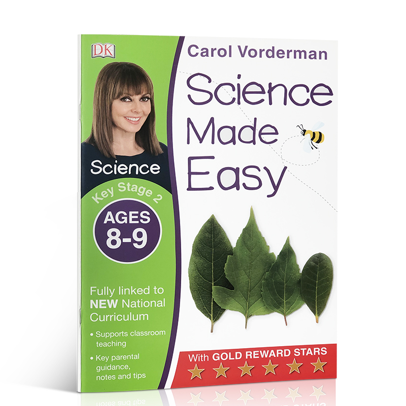 英文原版自然拼读练习册Science Made Easy Ages 8#9 Key Stage 2科学创造了简单的时代儿童启蒙科学用书国外中小学生英语课外教材