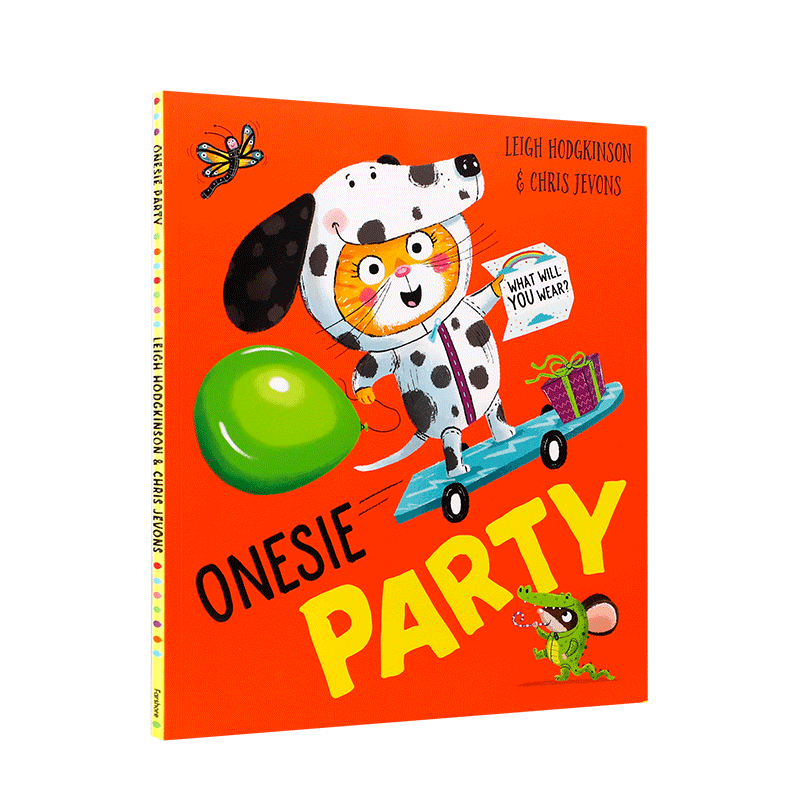 英文原版绘本ONESIE PARTY: What will YOU wear?羊毛衫派对：你会穿什么？ 幼儿英语启蒙绘本 亲子互动共读早教书 宝宝睡前故事书
