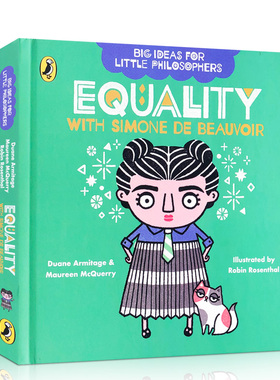 英文原版 Big Ideas for Little Philosophers: Equality with Simone de Beauvoir 与西蒙·德·波伏娃平等 儿童英语哲学思想启蒙