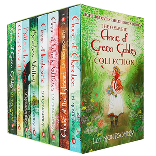 正版英文原版绿山墙的安妮全套8册Anne of Green Gables儿童青少年经典文学充满奇思妙想的成长故事黑布林六年级全英语清秀佳人