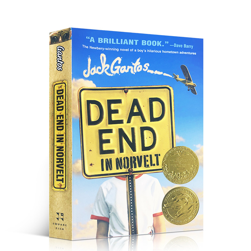送音频Dead End in Norvelt 诺维特小镇的尽头2012年纽伯瑞金奖作品文学小说儿童历史英语读物诺福镇的奇幻夏天英文原版
