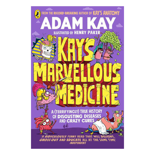 预售英文原版Adam Kay's Marvellous Medicine凯的神奇医学人体生物学爆笑科普 手绘插图 人体百科平装steam读物10-14岁