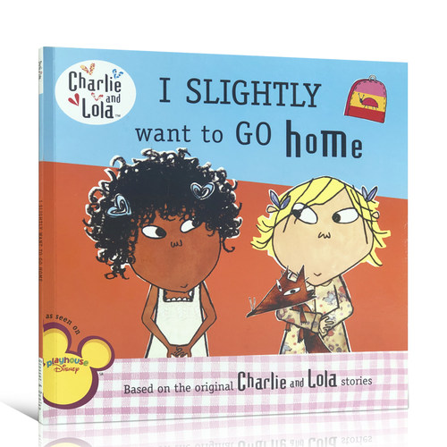 英文原版 I Slightly Want to Go Home 我有点想回家 Charlie and Lola系列英国同名卡通故事改编图画书3-7岁学习英语动画趣味童书
