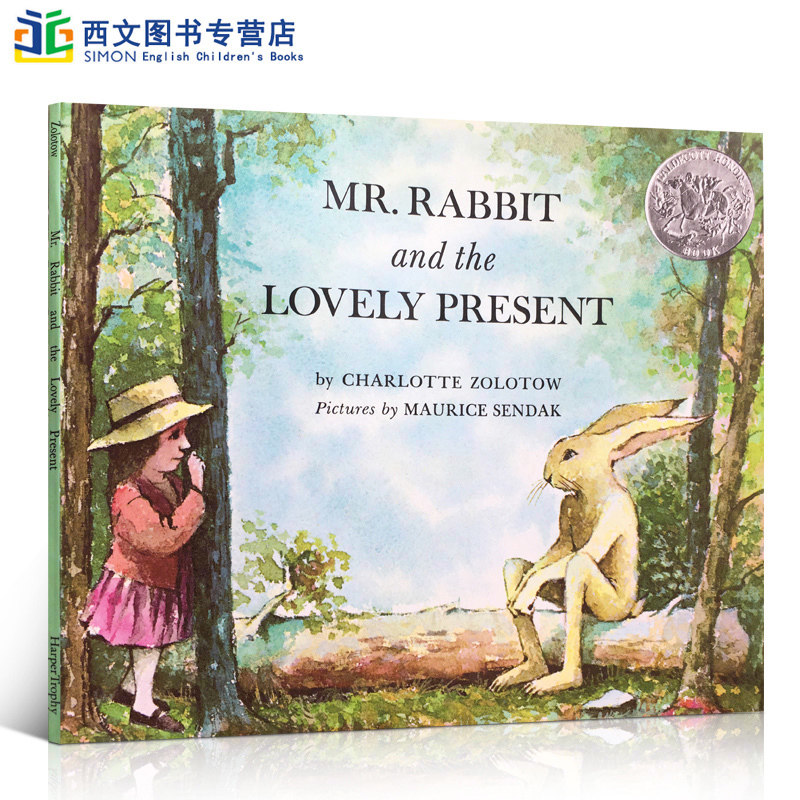 英文原版Mr. Rabbit and the Lovely Present 兔先生和他可爱的礼物 0-3岁儿童英语启蒙性格塑造品德培养习惯养成故事绘本平装