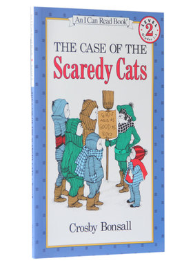 【送音频】英文原版The Case of the Scaredy Cats受惊吓的猫事件第四阶段I Can Read -Level 2系列分级阅读儿童英语学习故事书