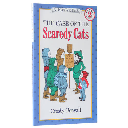 【送音频】英文原版The Case of the Scaredy Cats受惊吓的猫事件第四阶段I Can Read -Level 2系列分级阅读儿童英语学习故事书