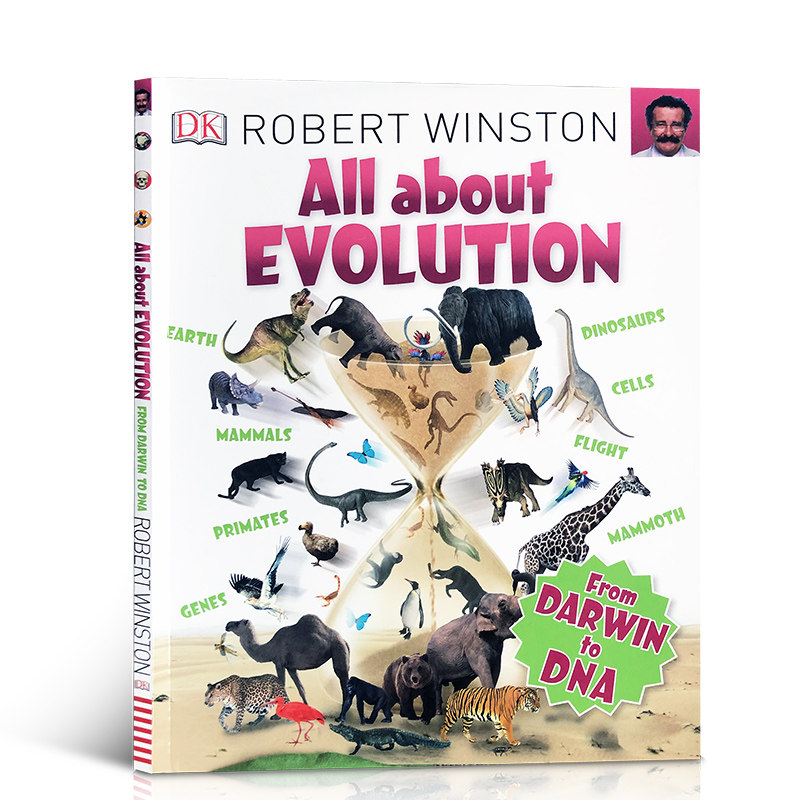 英文原版 dk大课题百科书 all about evolution 关于创新 儿童启蒙