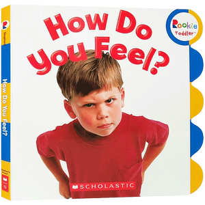 150元5本蒙氏早教启蒙绘本英文原版Rookie Toddler: How Do You Feel学乐can you make a happy face情绪管理儿童撕不烂安静书