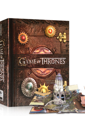 3D立体书冰与火之歌 权力的游戏英文原版Game of Thrones A Pop-Up Guide to Westeros精装艺术创意绘本