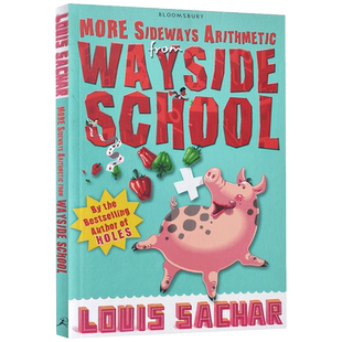 小说 more sideways arithmetic from wayside school 歪歪路小学 儿童章节桥梁书 青少年课外阅读书籍 正版进口平装绘本