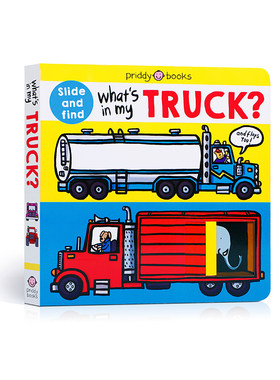 英文原版What's in my Truck?我的卡车里有什么？低幼儿童交通工具启蒙认知英语绘本撕不烂纸板书 亲子互动共读早教书翻翻书