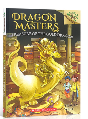 Scholastic学乐大树Branches系列 Dragon Masters#12:Treasure of the Gold Dragon 英文原版章节桥梁书 中小学生课外英语故事阅读