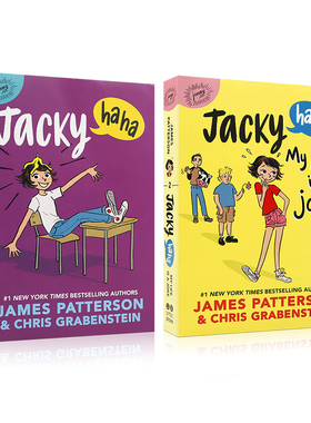 英文原版 HACHETTE：Jacky Ha-Ha 杰克哈哈 系列2本 jimmy patterson出版 8-12岁青少年儿童幽默搞笑亲子关系桥梁章节书