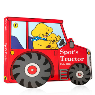 小波 拖拉机儿童启蒙认知绘本纸板书撕不烂耐撕 进口造型异形书可搭Spot Spot Engine小玻 Tractor英文原版 Fire 消防车
