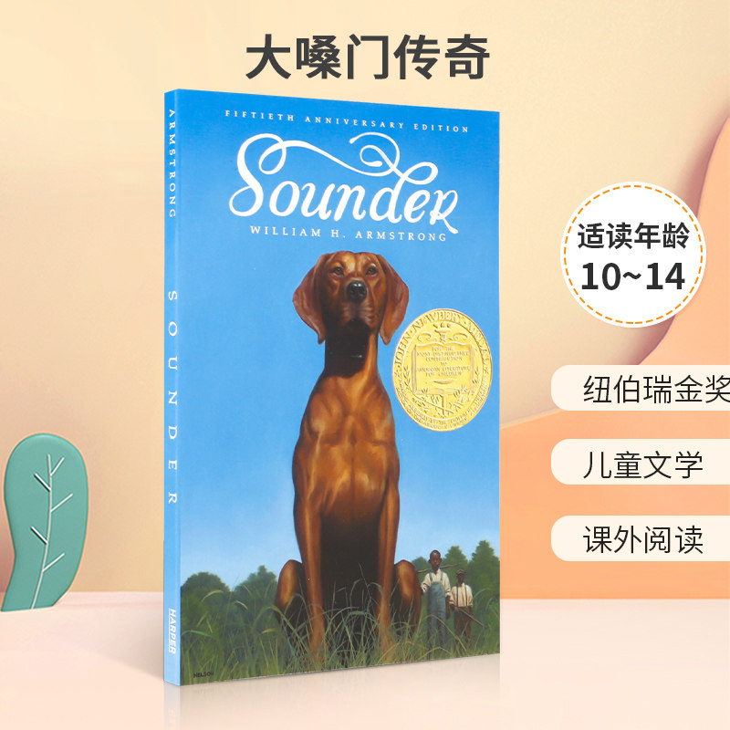 英文原版 Sounder 大嗓门传奇  美国儿童文学里程碑1970年纽伯瑞金奖 文学小说 9-14岁青少年儿童课外阅读进阶读物平装