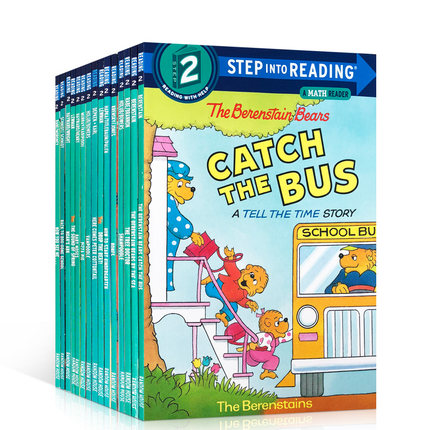 进口英文原版绘本Step into Reading Step 2美国兰登经典书屋系列英语分级读物第二阶段16册 披萨猪 启蒙分级读物中桥梁章节故事书