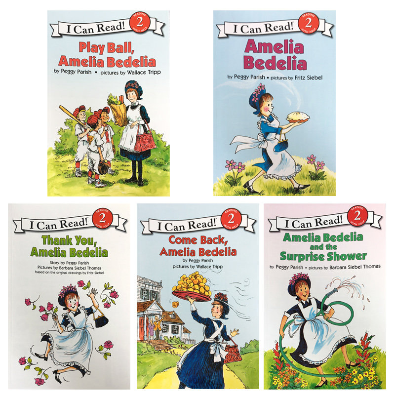 bedelia i can read box set 1 hit the books了解双关语 故事幽默i