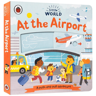 英文原版Little World At the Airport小小世界在机场机关操作书幼儿启蒙Ladybird城市月球购物森林On The Train火车To The Moon