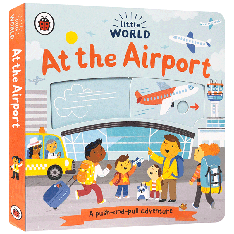 英文原版Little World At the Airport小小世界在机场机关操作书幼儿启蒙Ladybird城市月球购物森林On The Train火车To The Moon