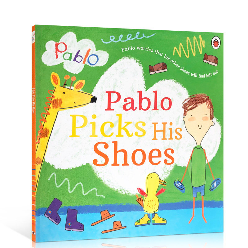 英文原版 Pablo: Pablo Picks His Shoes 巴勃罗挑选他的鞋子 英语启蒙趣味插画绘本图画故事书 正版进口书籍小瓢虫Ladybird出版