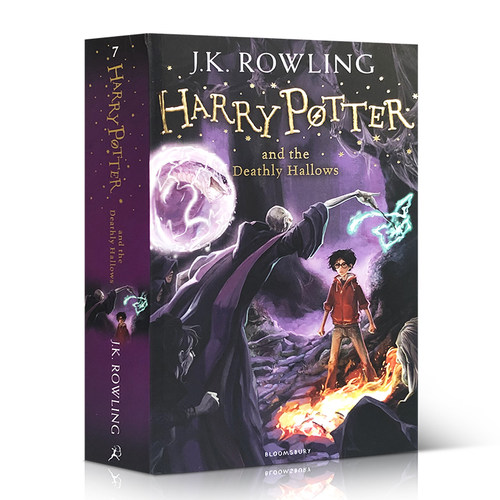 哈利波特与死亡圣器 Harry Potter and the Deathly Hallows 哈利波特英文原版 青少年课外读物科幻小说书籍 JK 罗琳