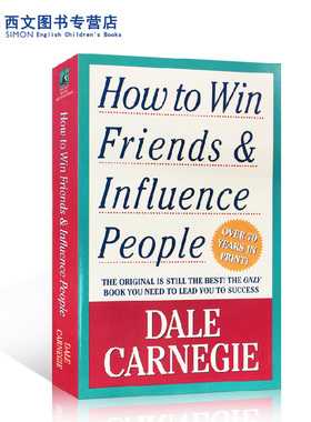 预售戴尔卡耐基人性的弱点英文原版书籍 How to Win Friends & Influence People人际关系沟通技巧如何赢得朋友和影响人们自我提升