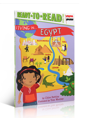英文原版Living in Egypt生活在埃及Level 2 Ready-to-Read 绘本 儿童英语课外阅读分级读物 小学生启蒙早教图画书 低幼版书籍