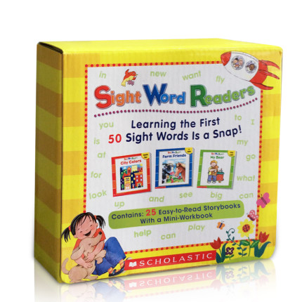 【送音频】关键高频词25册常见字绘本Sight word Words Readers 家长指导套装英文原版启蒙入门词汇阅读学习无CD版 tales