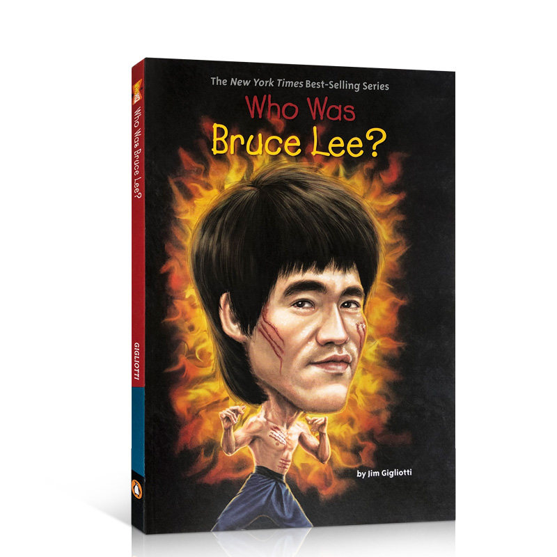 预售英文原版 谁是李小龙 Who Was Bruce Lee? Who Was/Is 系列中小学生英语课外读物  进口正版书 人物传记科普文学