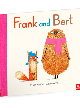 英文原版Frank and Bert #1弗兰克和伯特1狐狸和熊的搞笑冒险趣味绘本 温馨友谊 幽默故事平装绘本 4-8岁