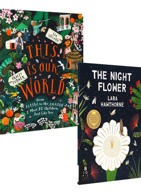 英文原版绘本This Is Our World: From Alaska to the Amazon/ The Blooming of the Saguaro Cactus趣味科普主题 系列2本
