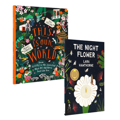 英文原版绘本This Is Our World: From Alaska to the Amazon/ The Blooming of the Saguaro Cactus趣味科普主题 系列2本