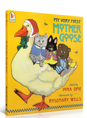 【送音频】鹅妈妈童谣英文版原版绘本My Very First Mother Goose 故事画书启蒙廖彩杏推荐读物低幼宝宝爱阅读英语童书歌曲