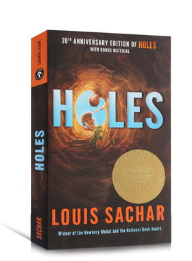 英文原版Louis Sachar作品 Holes洞纽伯瑞奖别有洞天原著寻宝小子歪歪路小学歪歪路小学Wayside School麻烦精马文搭wonder flipped