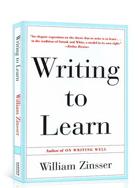预售英文原版Writing to Learn经典英文写作指南工具书留学备考试自学On Writing Well同作者搭wordpower单词的力量OnWritingWell