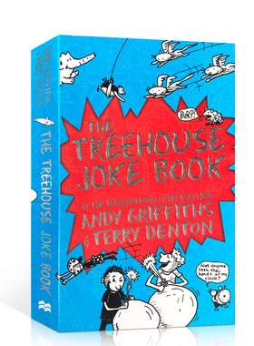 英文原版The Treehouse Joke Book小屁孩树屋历险记小学生英语读物课外阅读章节桥梁漫画故事纯英文可搭小屁孩日记6-8-12岁