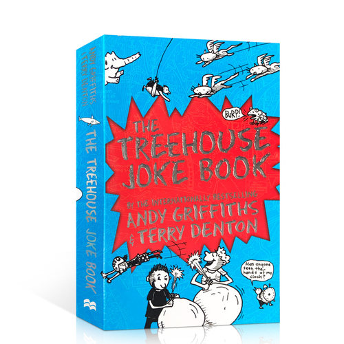 英文原版The Treehouse Joke Book小屁孩树屋历险记小学生英语读物课外阅读章节桥梁漫画故事纯英文可搭小屁孩日记6-8-12岁