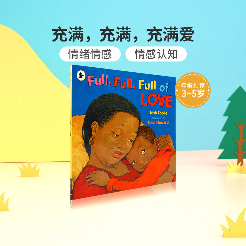 进口英文原版 full, full, full of love 充满,充满,充满爱 低幼儿童