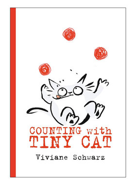 英文原版Counting With Tiny Cat和小猫数数来数一下小猫启蒙认知 数数概念 趣味认知纸板2-6岁