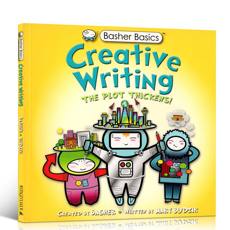 进口英文原版教辅书籍好玩的科学书Basher Basics Creative Writing英语写作指南小学生课外英语辅导书平装图文书趣味学习健康成长