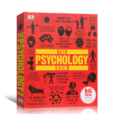 DK 人类的思想百科丛书 The Psychology Book 心理学图解 英文原版学科科普全彩铜版纸精装 Big Ideas Simply Explained